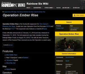 Smoke, Rainbow Six Wiki