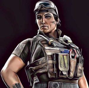 Gridlock R6 Siege operator art by r6siegecenter