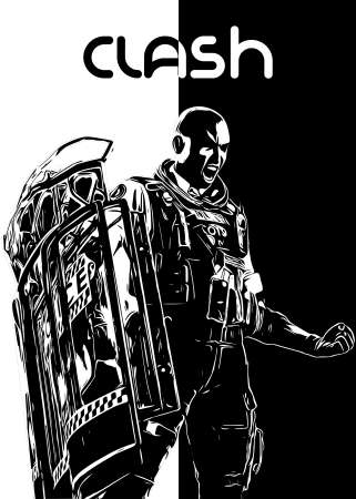 Clash R6 Siege B&W design by r6siegecenter