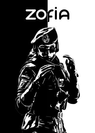 Zofia R6 B&W design by r6siegecenter