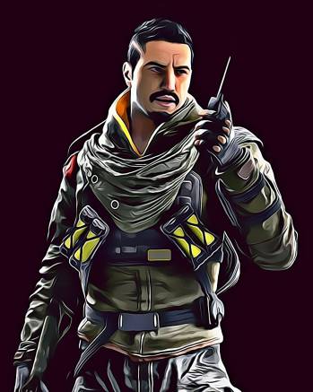 Goyo Rainbow Six Siege operator portrait cartoon