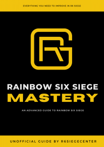 R6 Siege Mastery Ebook cover photo